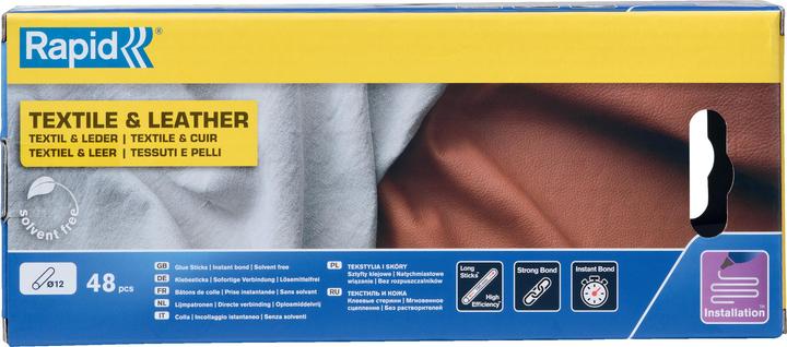 Image du produit Rapid Bâtons de colle pour textile et cuir Ø12x190mm 48 pièces