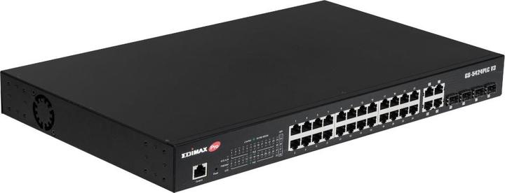 Actual product image edimax Switch Pro 24x GE GS-5424PLC V3 (POE) (24 ports)