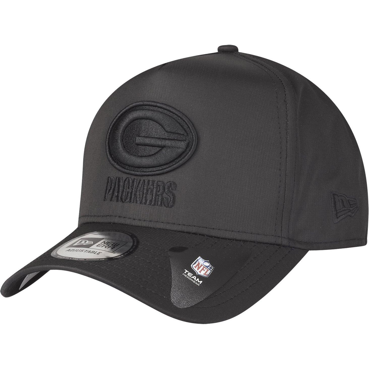 Thumbnail - New Era, Herren, Cap, Aframe Ripstop Trucker NFL Green Bay Packers, Schwarz