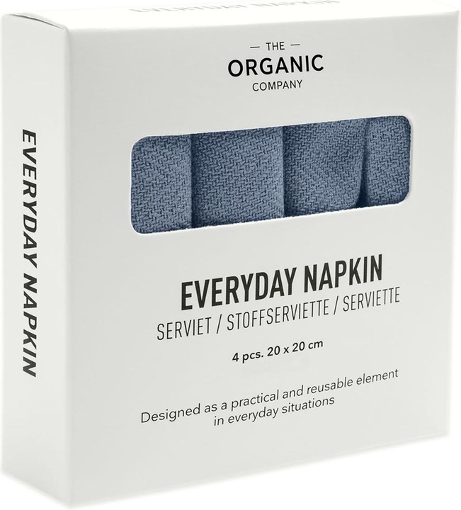 Image du produit The Organic Company Everyday Napkin (4 x, 10 x 10 x 3 cm)
