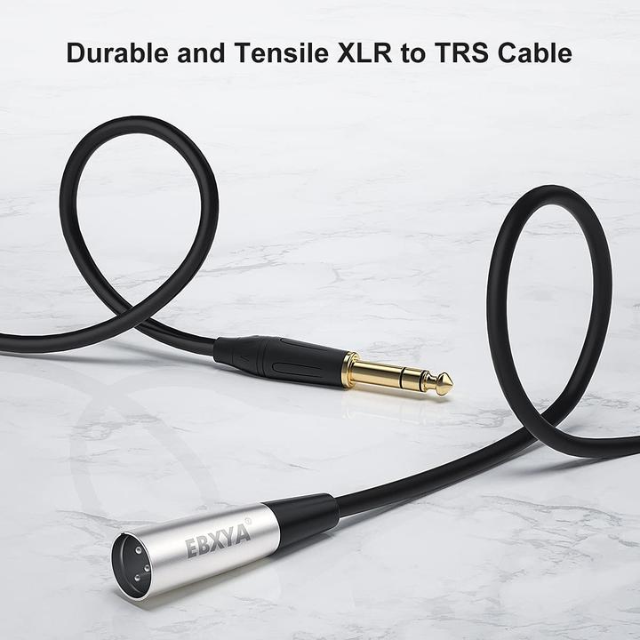 Cable Ebxya Xlr De 20 Pies Y 6 Paquetes De Colores - Cabl