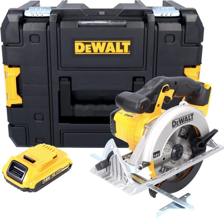 Actual product image DeWalt DCS 391 NT Battery hand-held circular saw 18 V 165 mm + 1x battery 2.0 Ah + TSTAK - without charger