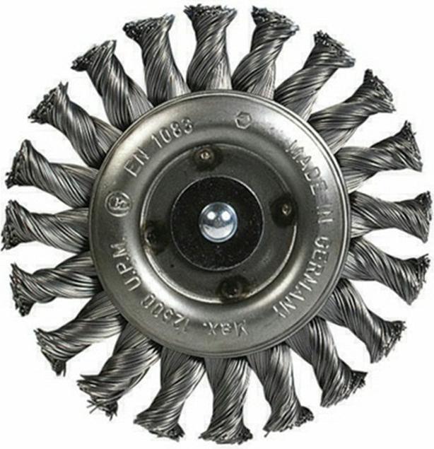 Immagine prodotto Ironside Spazzola a disco 125mm/22,2 nodi, per smerigliatrici angolari