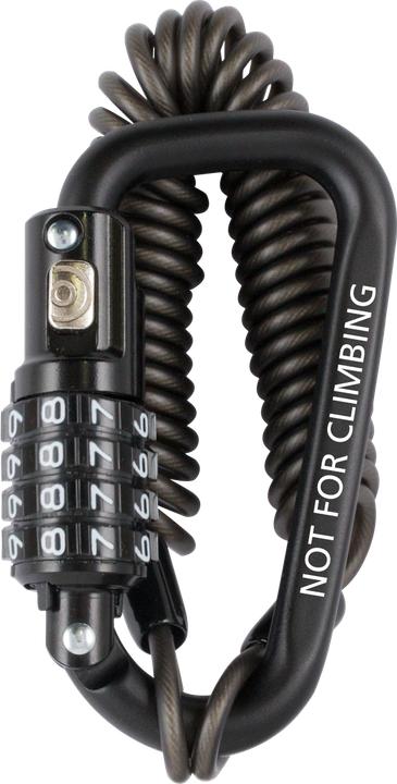 Actual product image Stanley Cable lock with carabiner 1800mm (180 cm)