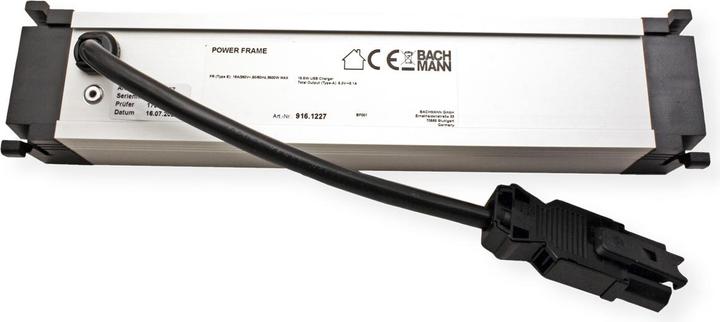 Image du produit Bachmann POWER FRAME Medium 3x prise de terre 1xUSB Charger (5x, PECO 7/5)