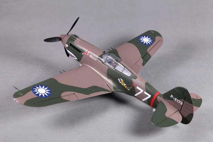 Actual product image FMS p-40b curtiss warhawk flying tiger pnp - 98 cm - - combo incl. reflex gyro system (Warbird)
