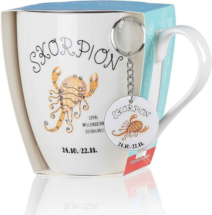 Ritzenhoff & Breker Jumbo-Tasse 650 ml. Sternzeichen Skorpion (650 ml, 1 x)