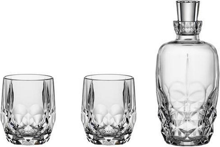 Bohemia Cristal Whisky set Sel.(Fl.1050ml)3tlg (3x, Whisky glass)