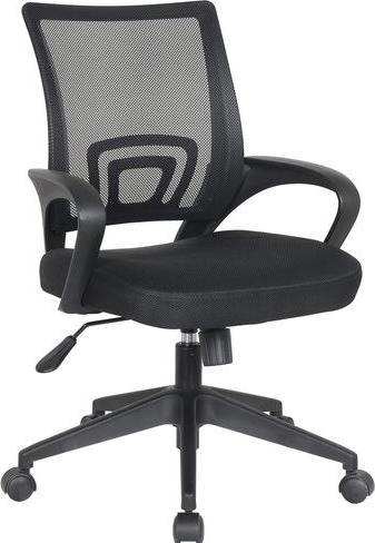Markenlos Office chair Linea 1FEL007NER Black plastic (43 - 53 cm)