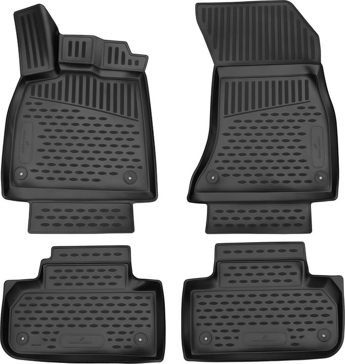 Produktbild Walser XTR Gummifumatten kompatibel mit Audi Q5 05/2016 - Heute, Auto-Gummimatte (2 Vordermatten + 2 Rückmatten)