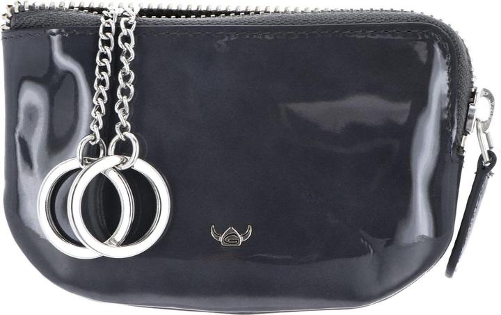 Actual product image Golden Head Carrara leather key case 11 cm