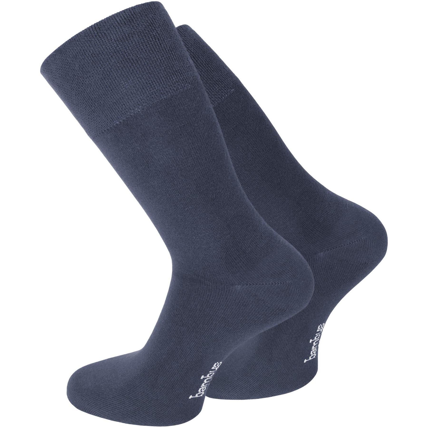 Normani, Herren, Socken, 6 Paar Bambus-Gesundheitssocken Classic, Blau, (6er Pack, 43 - 46)