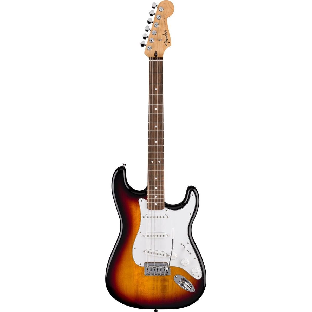 Fender Standard Stratocaster IL 3-Color Sunburst elektrische gitaar (0266240500) (Chitarra elettrica, Collo: in acero con finitura satinata, Corpo: le