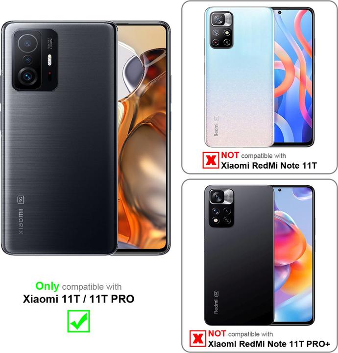 Actual product image Cadorabo TPU Liquid Silicone Case Cover for Xiaomi 11T / 11T PRO (Xiaomi 11T)