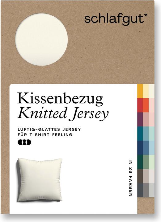 Produktbild schlafgut Knitted Jersey (Duvetbezug, 80 x 80 cm)