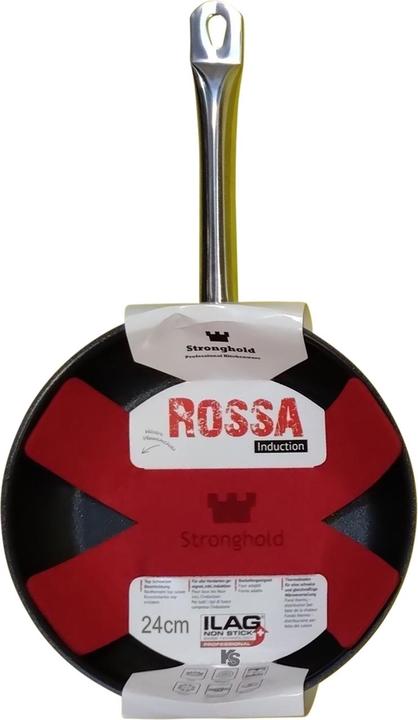 Immagine prodotto Stronghold Padella 24 cm (acciaio inox con rivestimento ILAG) (24 cm, Padella per friggere, Acciaio cromato)