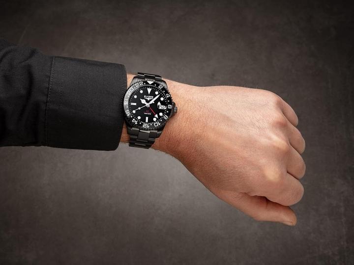 Actual product image Elysee Automatic GMT Watch with Dual Time Zones and Sapphire Crystal (40.50 mm)