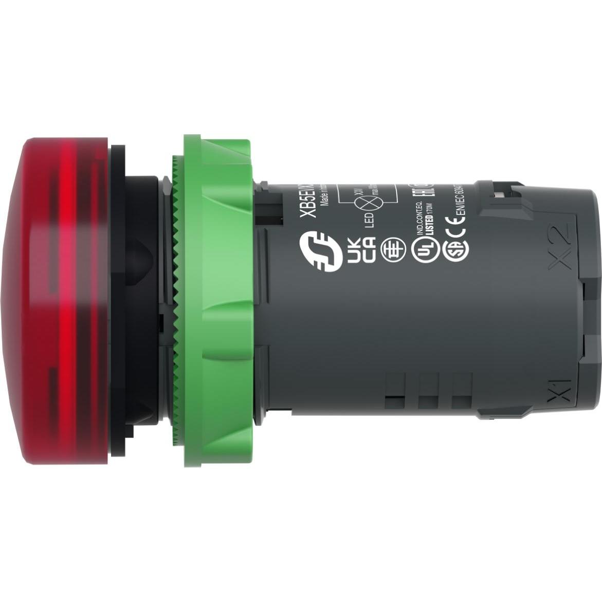 Thumbnail - Schneider Electric LED Pilot Light Complete RED 24V, Automatisierung