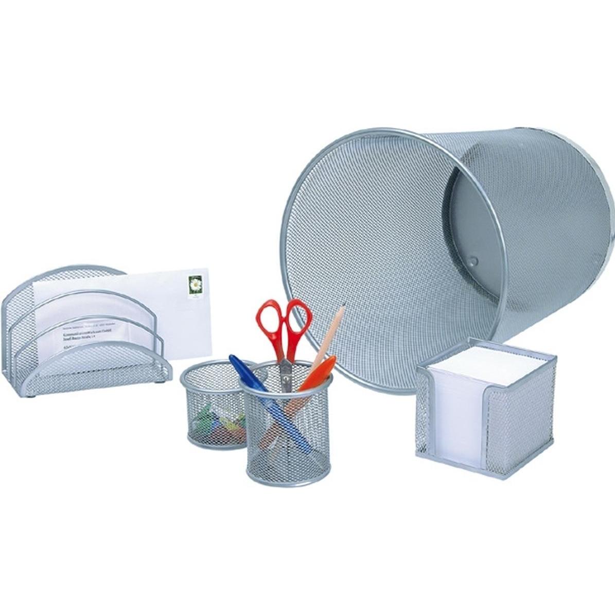 Thumbnail - Wedo, Schreibtisch Accessoire, Schreibtisch-Set Office, aus Drahtmetall