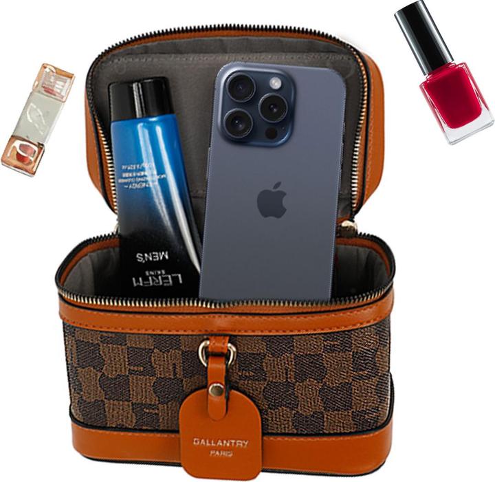 Immagine prodotto Gallantry Vanity-Tasche mit Karomuster