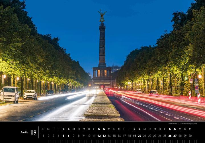 Actual product image Berlin Premium Calendar 2026 (50 x 35 cm)