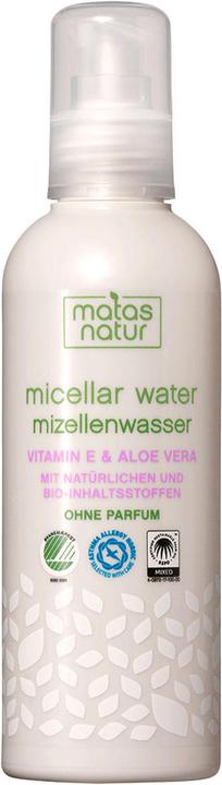 Image du produit Matas Eau micellaire naturelle à l'aloe vera bio et à la vitamine E (Eau micellaire, 200 ml)
