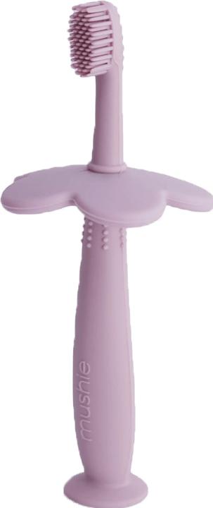 Image du produit Mushie Training Brosse à dents enfants Flower Lilac