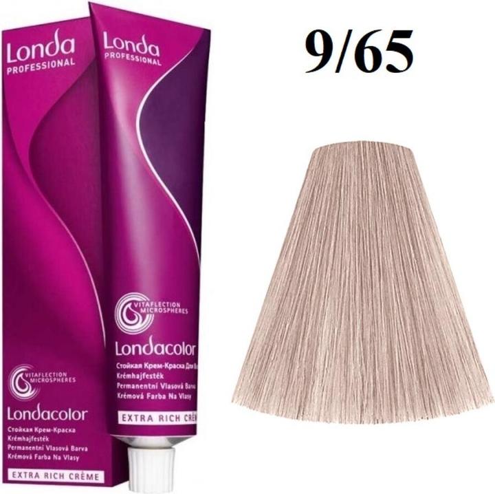 Actual product image Londa Cream hair color Color 9/65 light blond purple-red (Violet, Blond, Red)