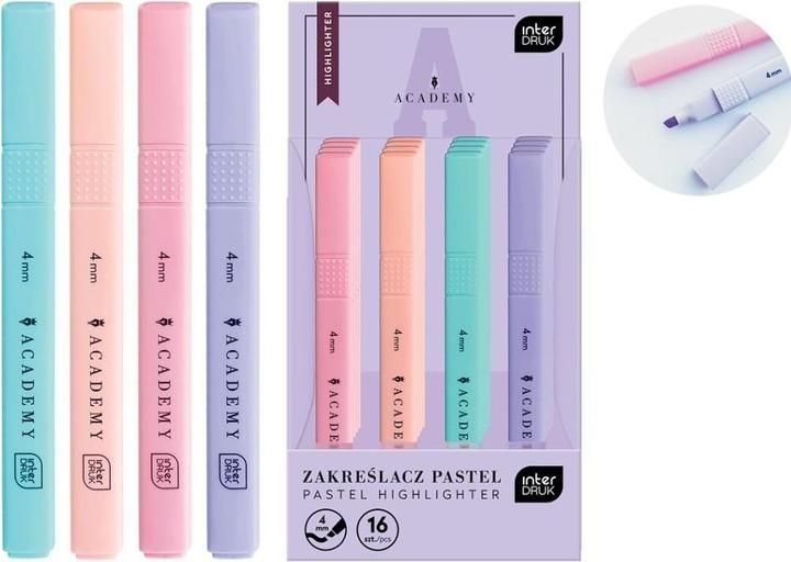 Produktbild Interdruk Academy Textmarker Pastell Mix (16 Stk) (16x)