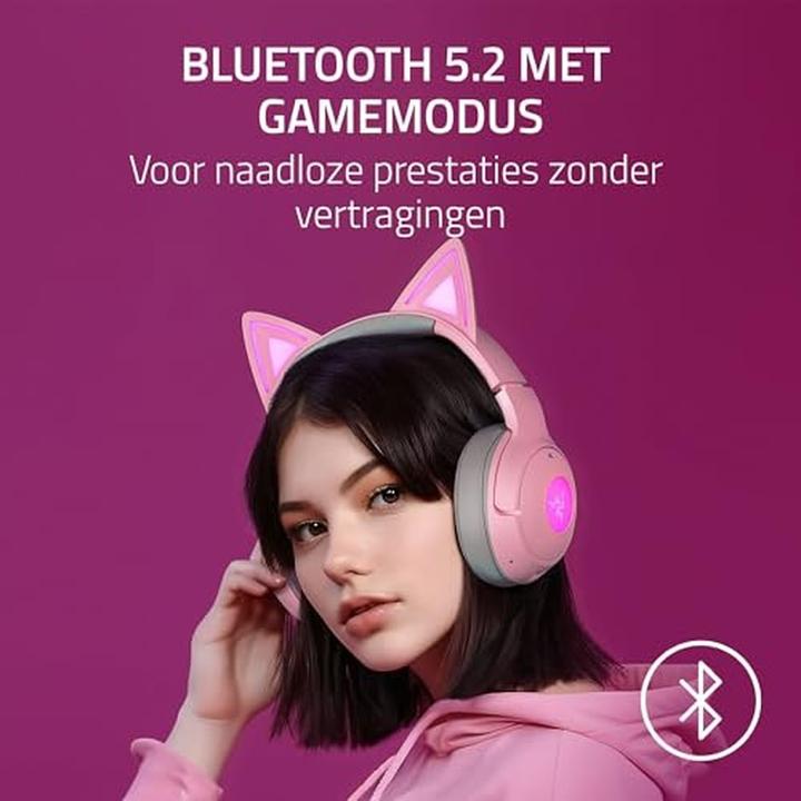Image du produit Razer Kraken Kitty V2 BT - Quartz (Sans fil)