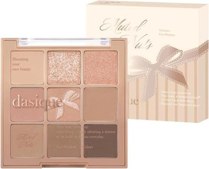 Dasique Schattenpalette mit 9 mischbaren Farben in mattem Finish (Muted Nuts)