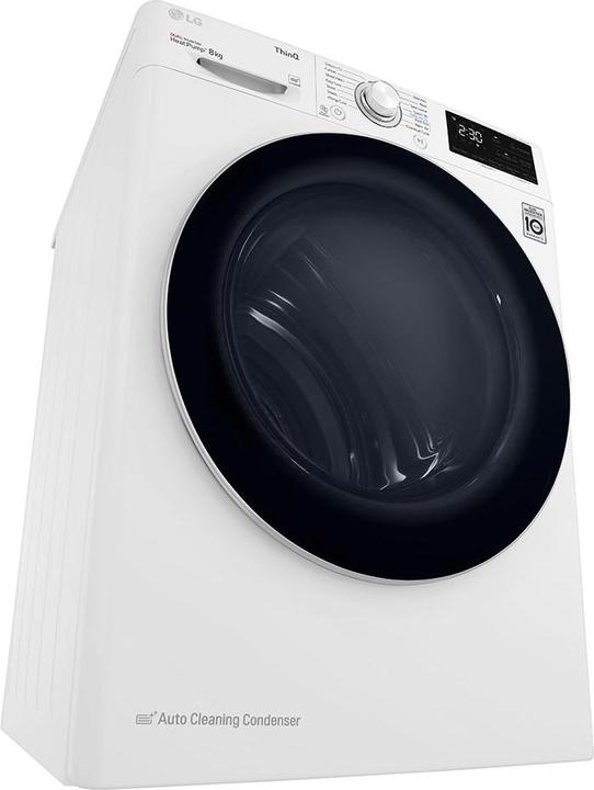 Actual product image LG RH80V3AV6N tumble dryer Freestanding Front-load A++ White (8 kg, Right)