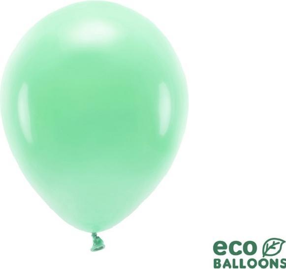 Actual product image Partydeco Eco Balloons Light Mint Green Pastel (10x)