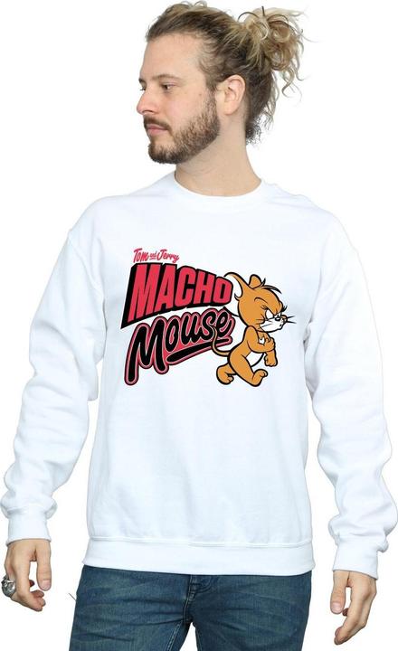 Actual product image Tom & Jerry Mens Macho Mouse Sweatshirt (M)