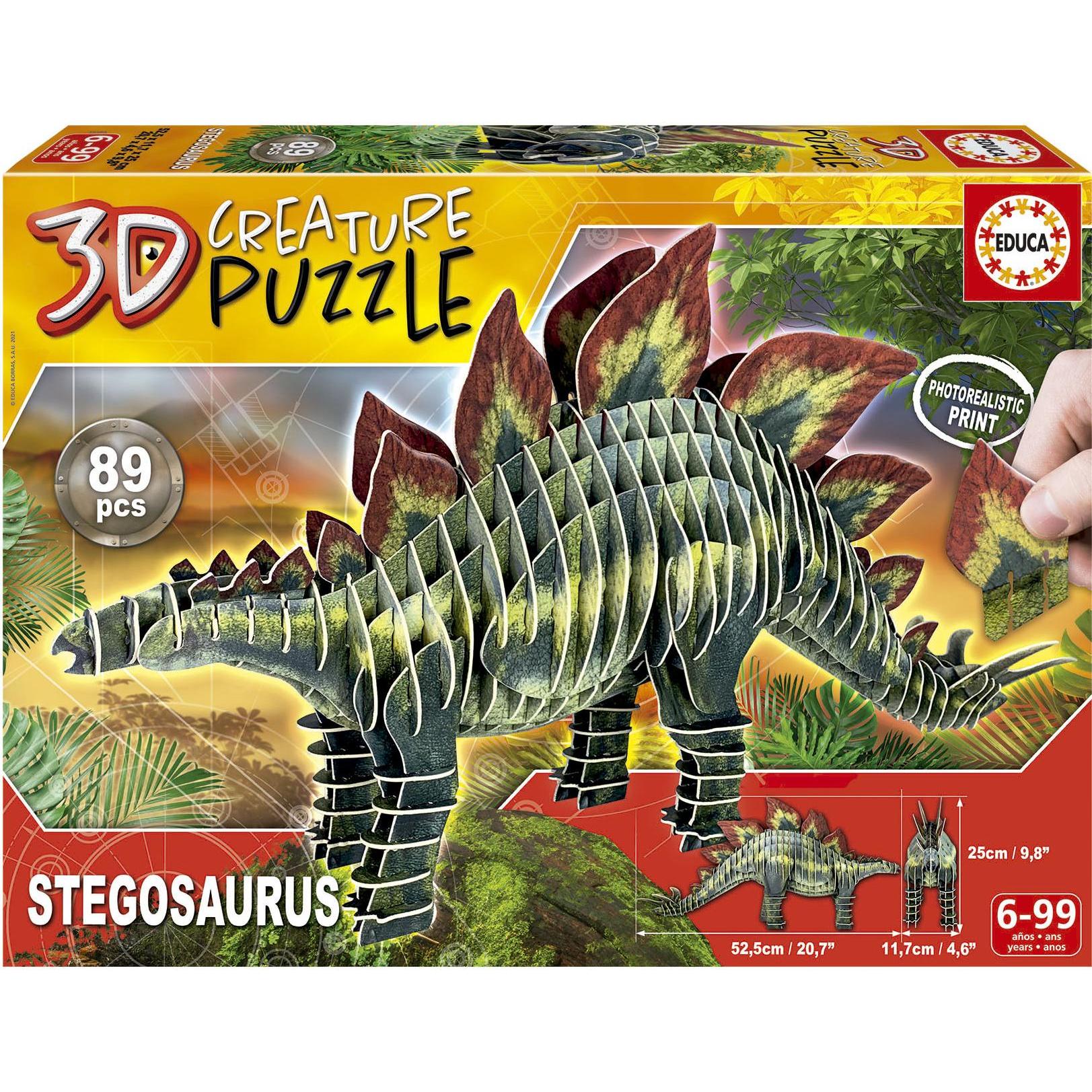 Educa D Stegosaurus Puzzle (89 Teile)