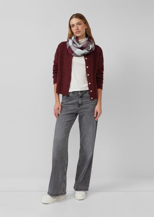 Produktbild S.Oliver Snood Karierter Loop-Schal aus Modalmix