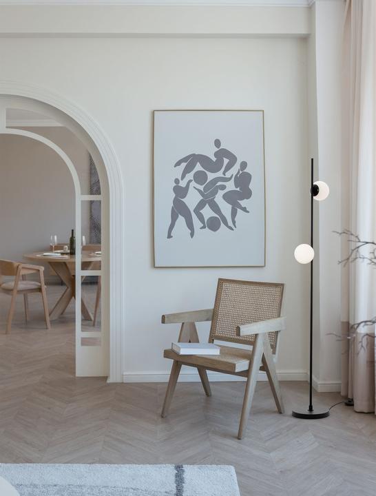 Image du produit Nova Luce NUVOLE LED Lampadaire noir 16W blanc chaud 28,5x25x169,5cm 9061437