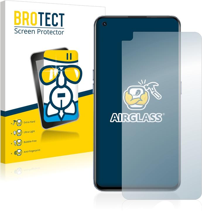 Actual product image BROTECT AirGlass Glass (1 Piece, Realme GT 5G)
