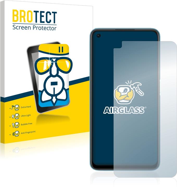 Produktbild BROTECT AirGlass Panzerglasfolie (1 Stück, Oppo A76)