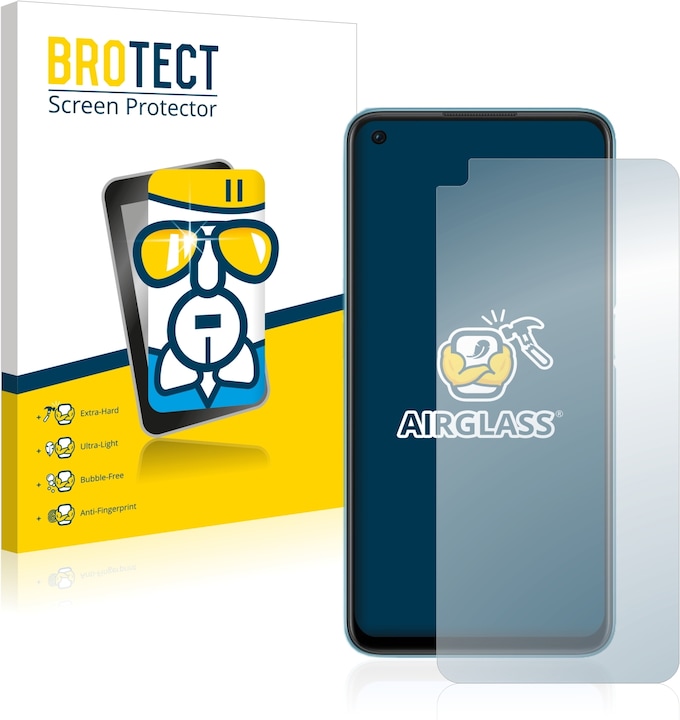 Actual product image BROTECT AirGlass Glass (1 Piece, Oppo A76)