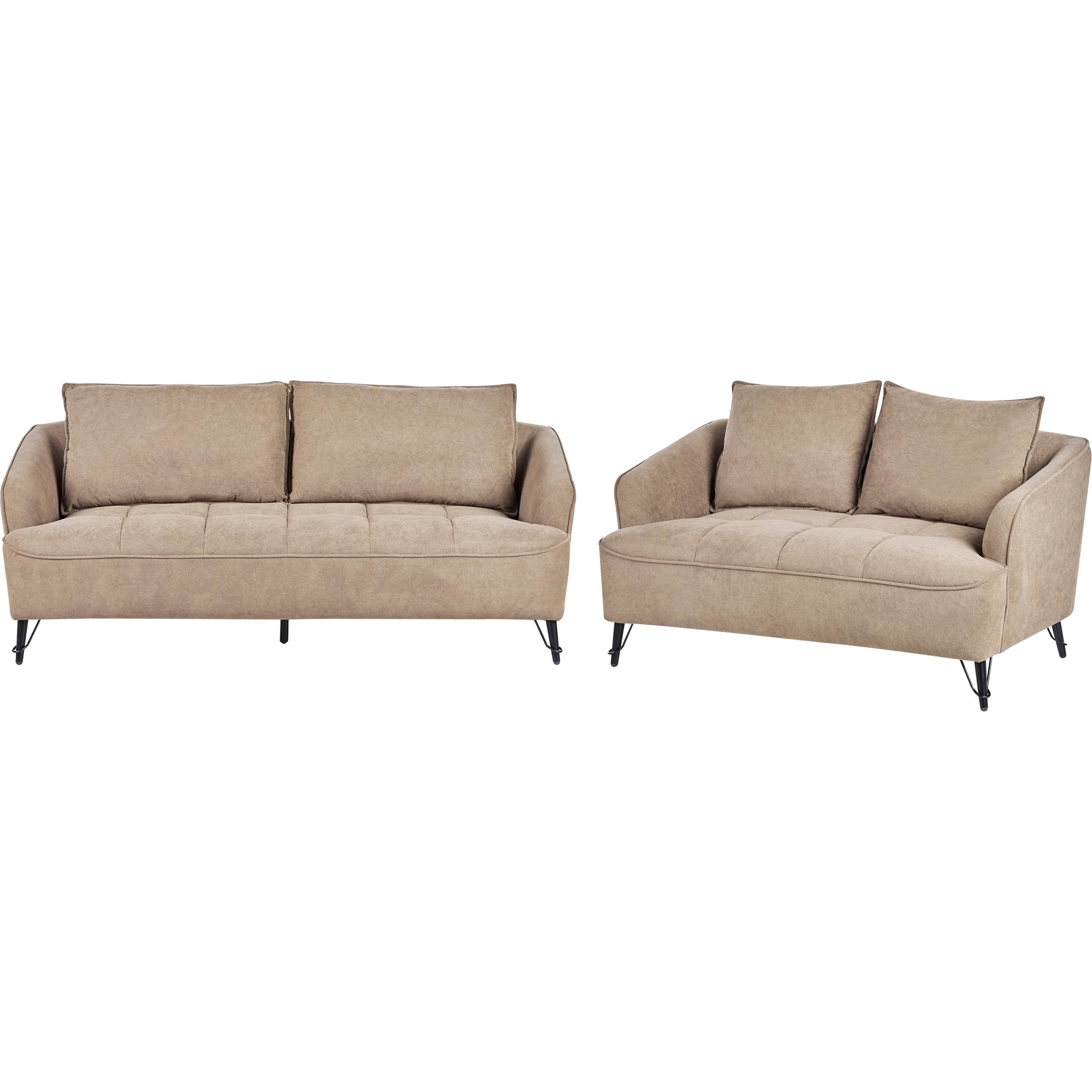 Beliani, Sofa, Hobro (2-Sitzer, 3-Sitzer)