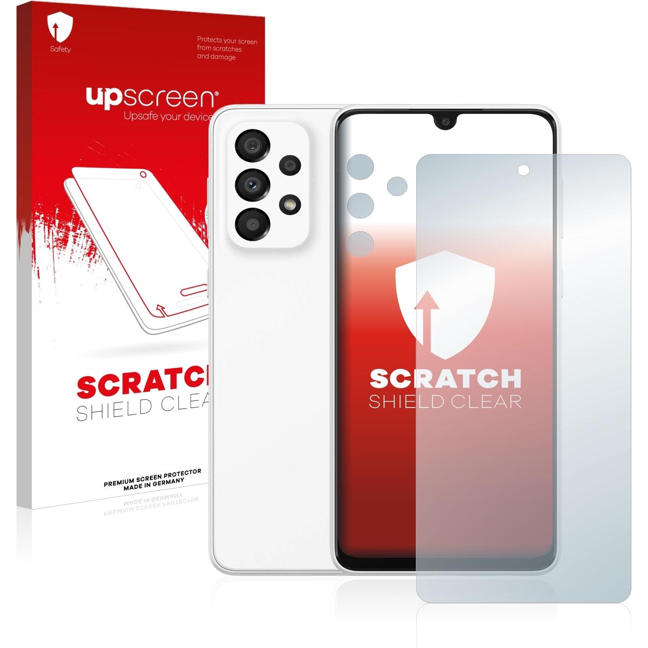 upscreen Scratch Shield Displayschutz (1 Stück, Samsung Galaxy A33 5G), Smartphone Schutzfolie, Transparent