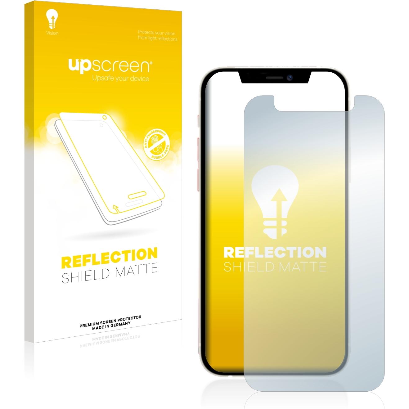 Thumbnail - upscreen Reflection Shield Displayschutz Matt (1 Stück, Apple iPhone 12 mini), Smartphone Schutzfolie, Grau