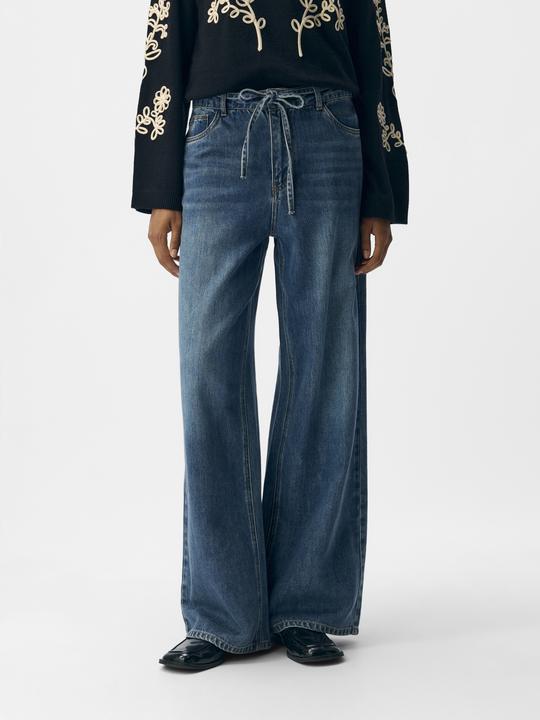 Immagine prodotto Object Jeans a gamba larga con cintura (XL)