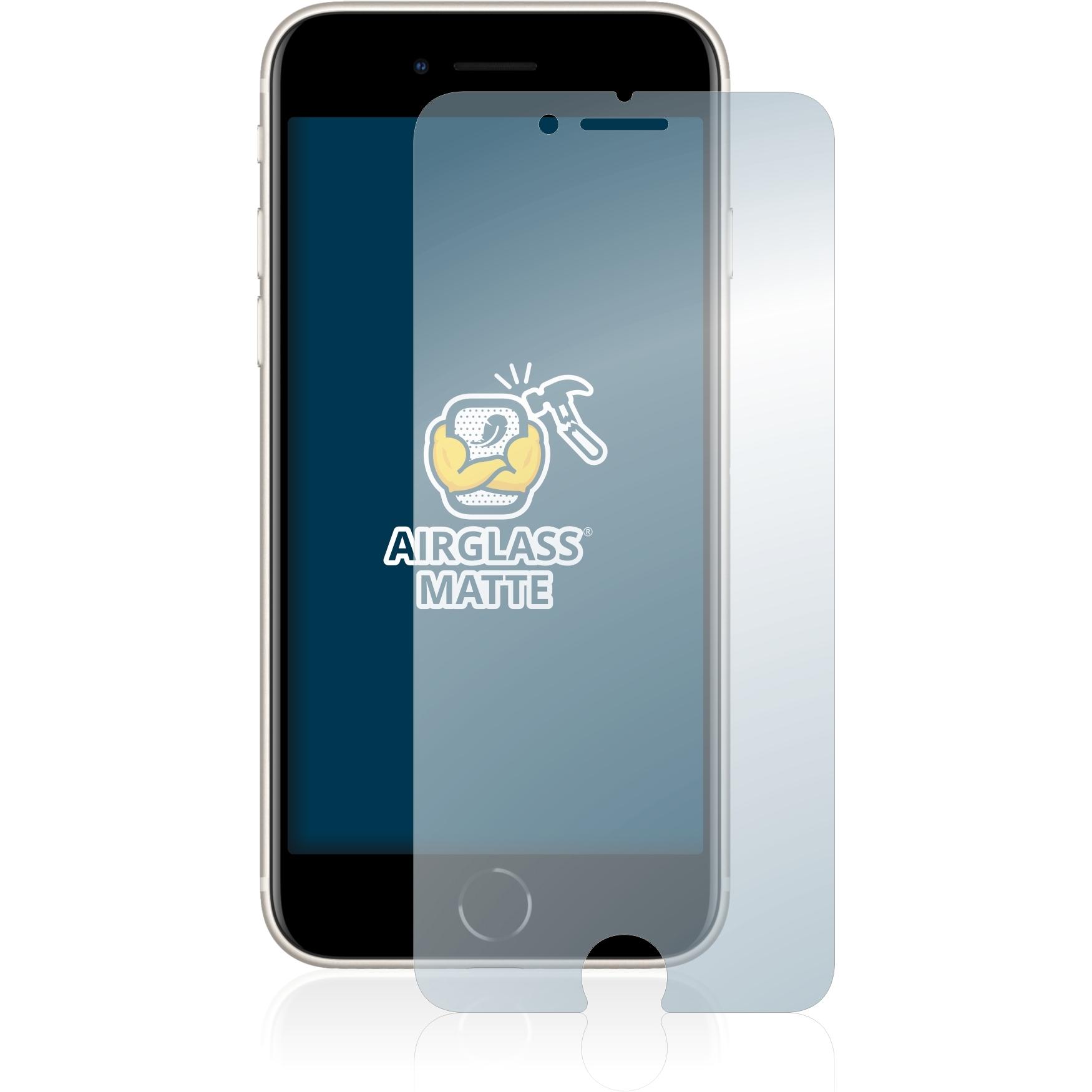 Thumbnail - BROTECT AirGlass Panzerglasfolie Matt (1 Stück, Apple iPhone SE (2nd Gen)), Smartphone Schutzfolie, Grau
