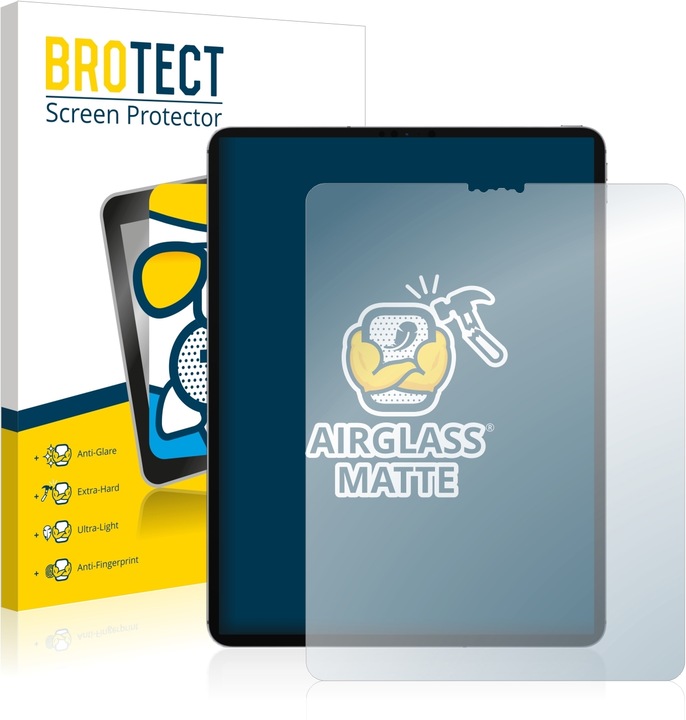 Actual product image BROTECT AirGlass Glass Matte (1 Piece, IPAD PRO 12.9 2021)