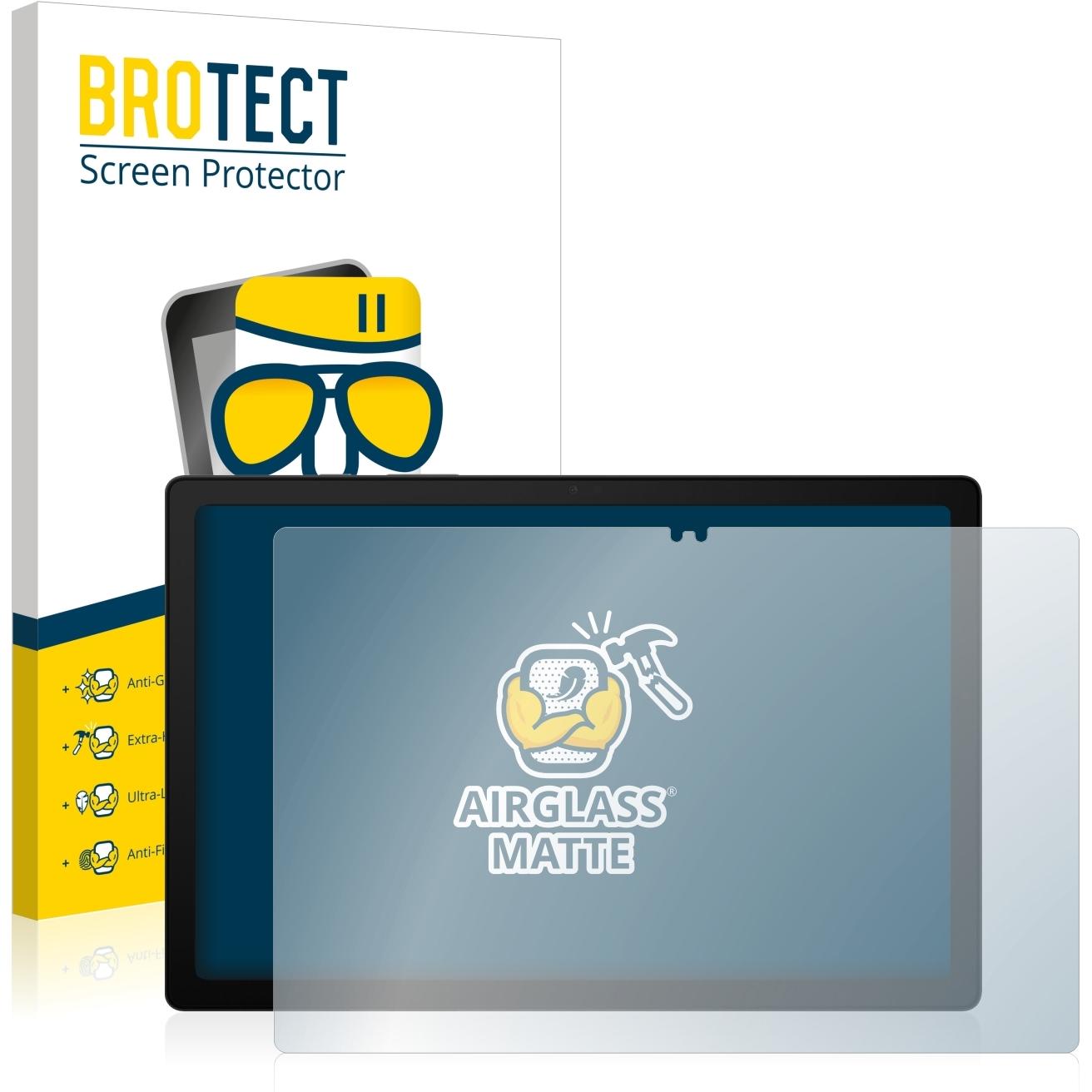 BROTECT AirGlass Panzerglasfolie Matt (1 Stück, Galaxy Tab A8), Tablet Schutzfolie