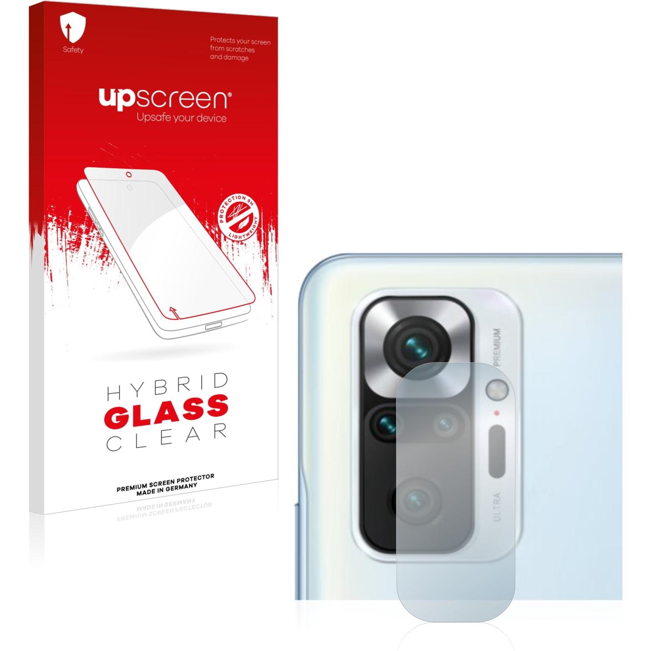 upscreen Scratch Shield Panzerglasfolie (1 Stück, Xiaomi Redmi Note 10 Pro), Smartphone Schutzfolie, Transparent