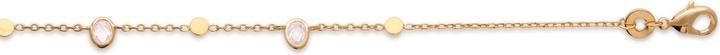 Actual product image Lara Gold plated BRACELET - 16+2 - ZIRCONIA (Gold plated)