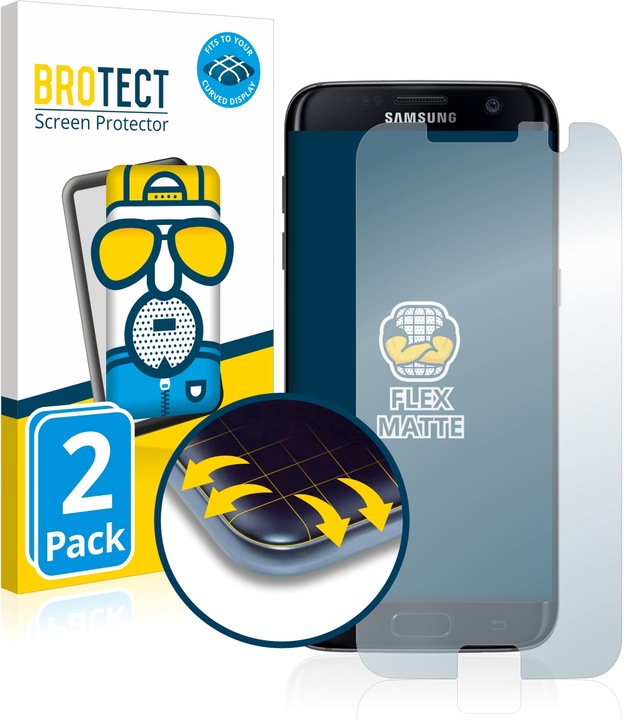Produktbild BROTECT Full-Cover Displayschutz Matt (2 Stück, Samsung Galaxy S21)